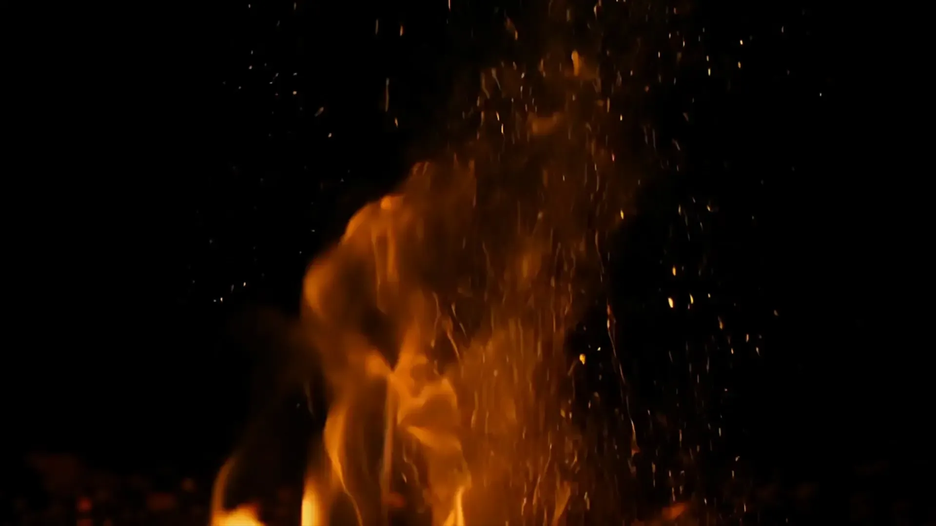 Dynamic Fire Sparks and Flames Overlay for Explosive VFX Projects